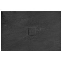 Душевой поддон REA BLACK STONE 80X120